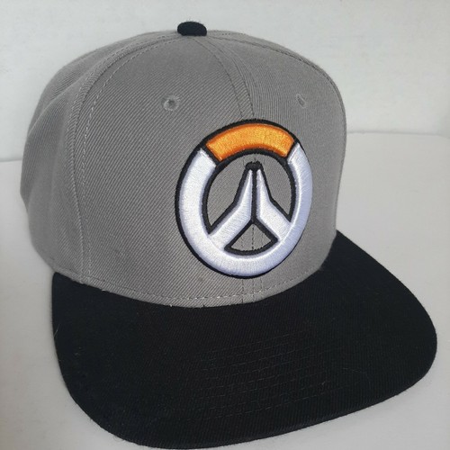 OVERWATCH Snapback Adult Cap Hat Gray 
