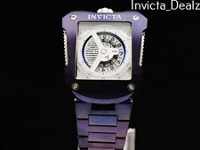 Invicta Men 48mm S1 Rally Racing JM Correa Purple White Dial Automatic SS Watch
