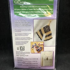 Clover Pendant Necklace Beading Loom Kit TOHO Beads #9922 DIY Gift Idea Japan