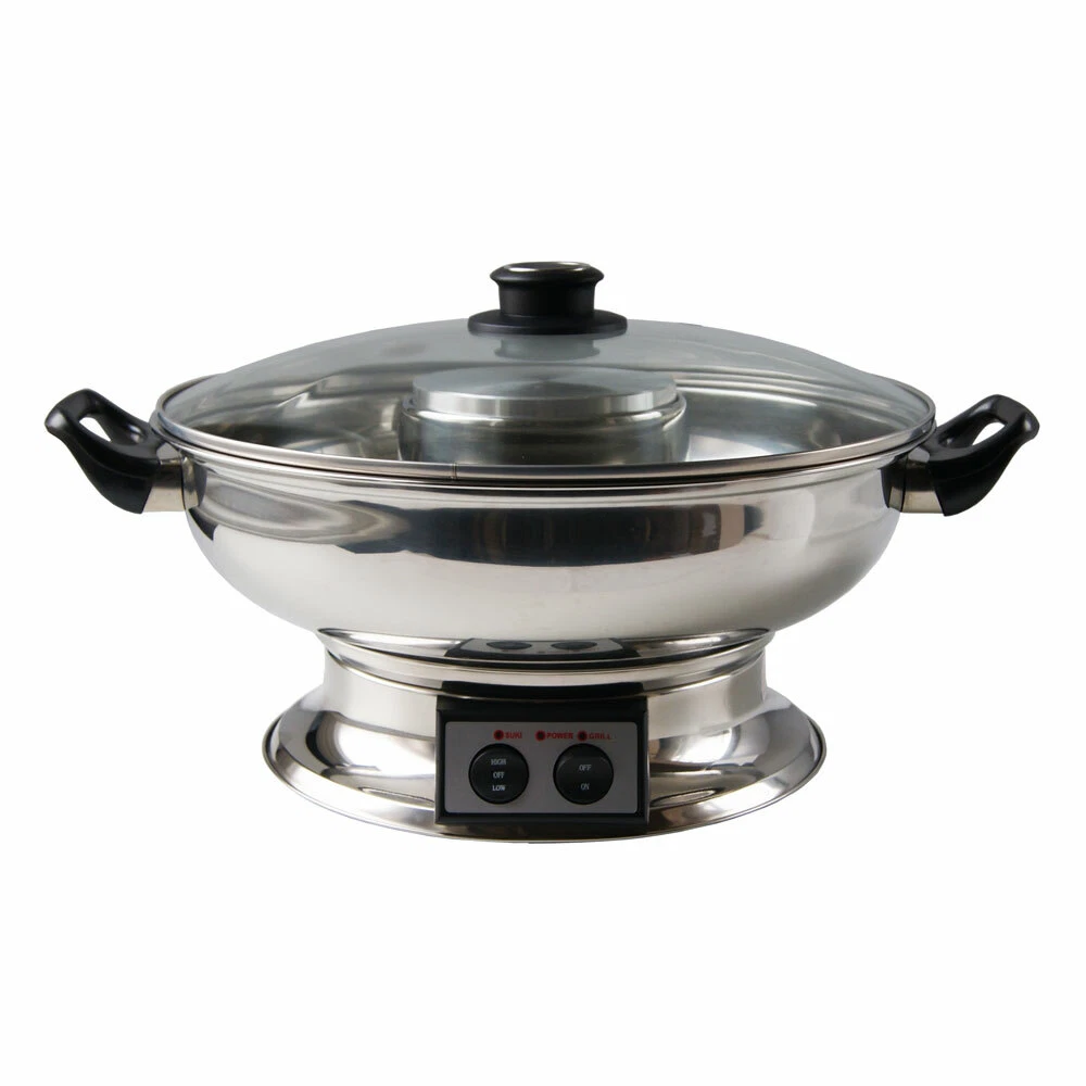 Mastarcook Electric Chinese Hot Pot With Bbq grill
