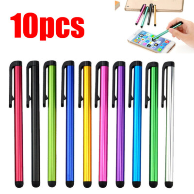 10pcs Stylus Pen Capacitive Pencil Touch Screen Pen Clip For Cell Phone Tablets