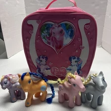 Pretty Petz I Luv My Pony Bag With 4 My Little Pony Horses