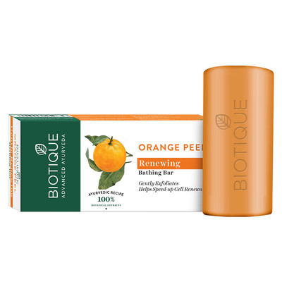 Biotique Bio Orange Peel Renewing Bathing Bar (150gm) Free Shipping