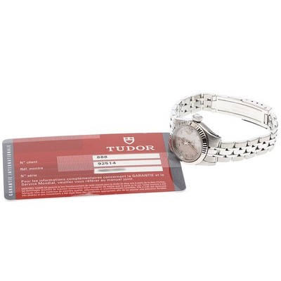 TUDOR Princess Date 92514 10P Diamond WG Bezel Automatic Ladies Watch_903364 TUDOR Princess Date 92514 10P Diamond WG Bezel Automatic  main image 2