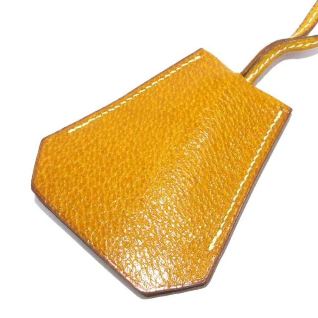 HERMÈS Collana Hermes all'uncinetto in pelle marrone