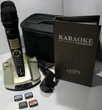 Magic Sing ET23KH Portable Karaoke System w/ 2 Mics  4 Chips  Handbook
