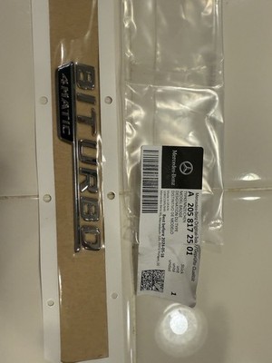 NEW OEM Mercedes-Benze Embled Badge PN:A2058172501  , Priced at $85