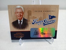 2004 PLAYOFF HONORS PETER GAMMONS FANS OF THE GAME AUTO.