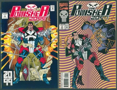 US THE PUNISHER 2099 # 1+9 Marvel Comic 1993 NM- - Bild 1 von 2