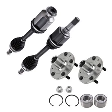 FWD Front Wheel Bearing Hubs CV Axle Shaft Assy for Ford Edge Lincoln MKX 07-10