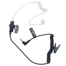 3.5mm Receiver/listen Only Surveillance Headset Earpiece with Clear Acoustic Coi