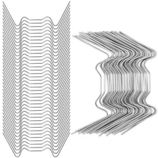 300 Pcs Mini Greenhouse Clips for Hanging Stainless Steel W Type Greenhouse G...