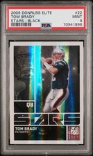 2009 DONRUSS ELITE STARS BLACK #22 TOM BRADY 179/399 PSA 9