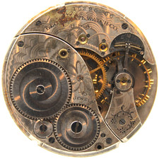 1912 ELGIN POCKET WATCH MOVEMENT 16296266 GRADE 315 12s 15j OB2
