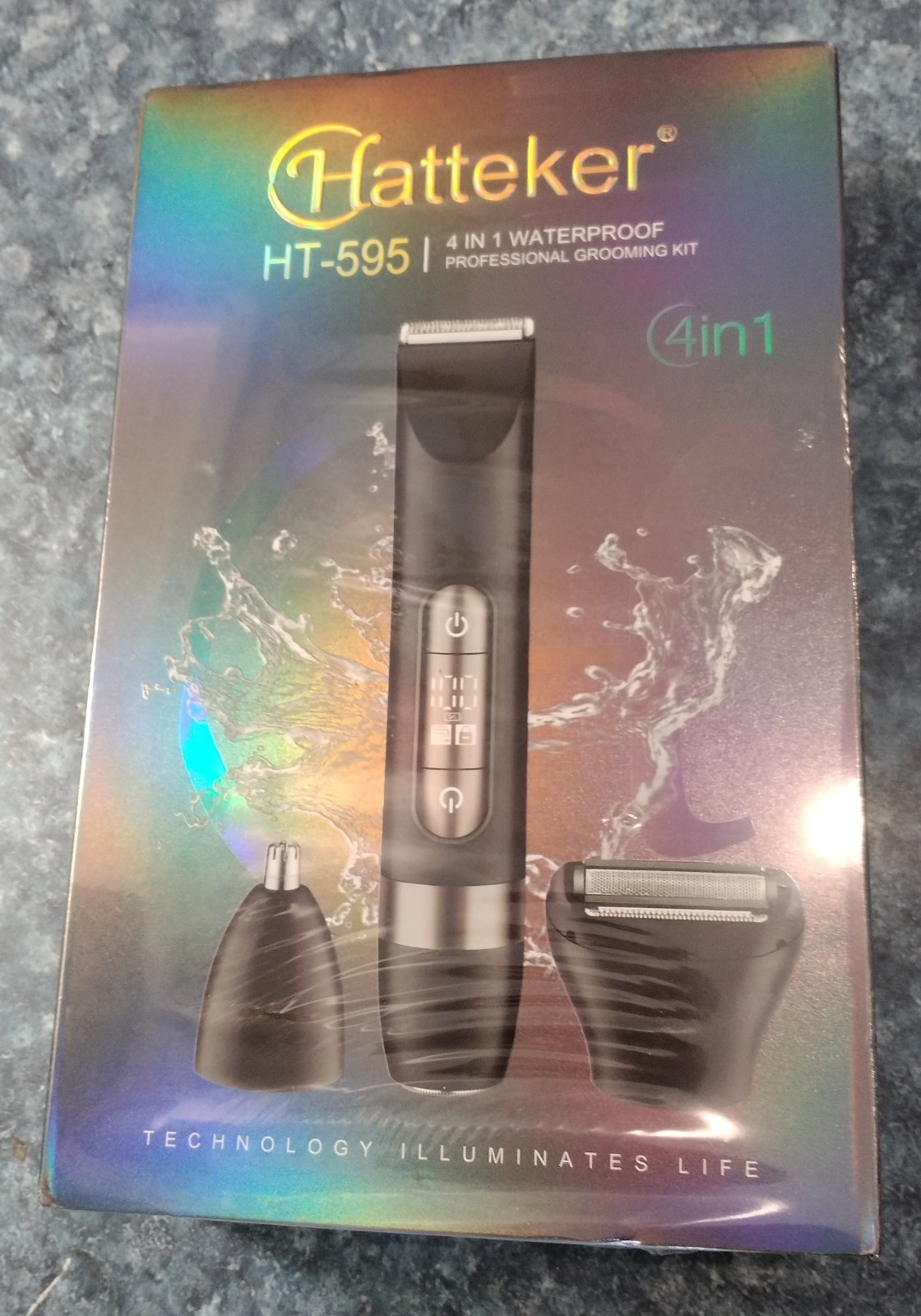 Hatteker 4 in 1 Multifunctional Dual - Head Body Hair Trimme