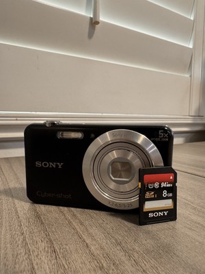 Sony Cyber-shot DSC-W710 Digital Camera 16.1MP 5X Zoom, SD CARD, Tested working!