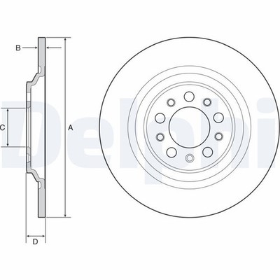 Bremsscheiben für Jeep Cherokee KL VAN ab 13->