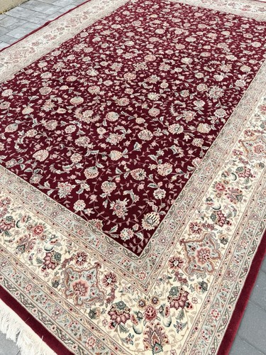 Sino Persiann Handwoven Silk & Wool Oriental Rug