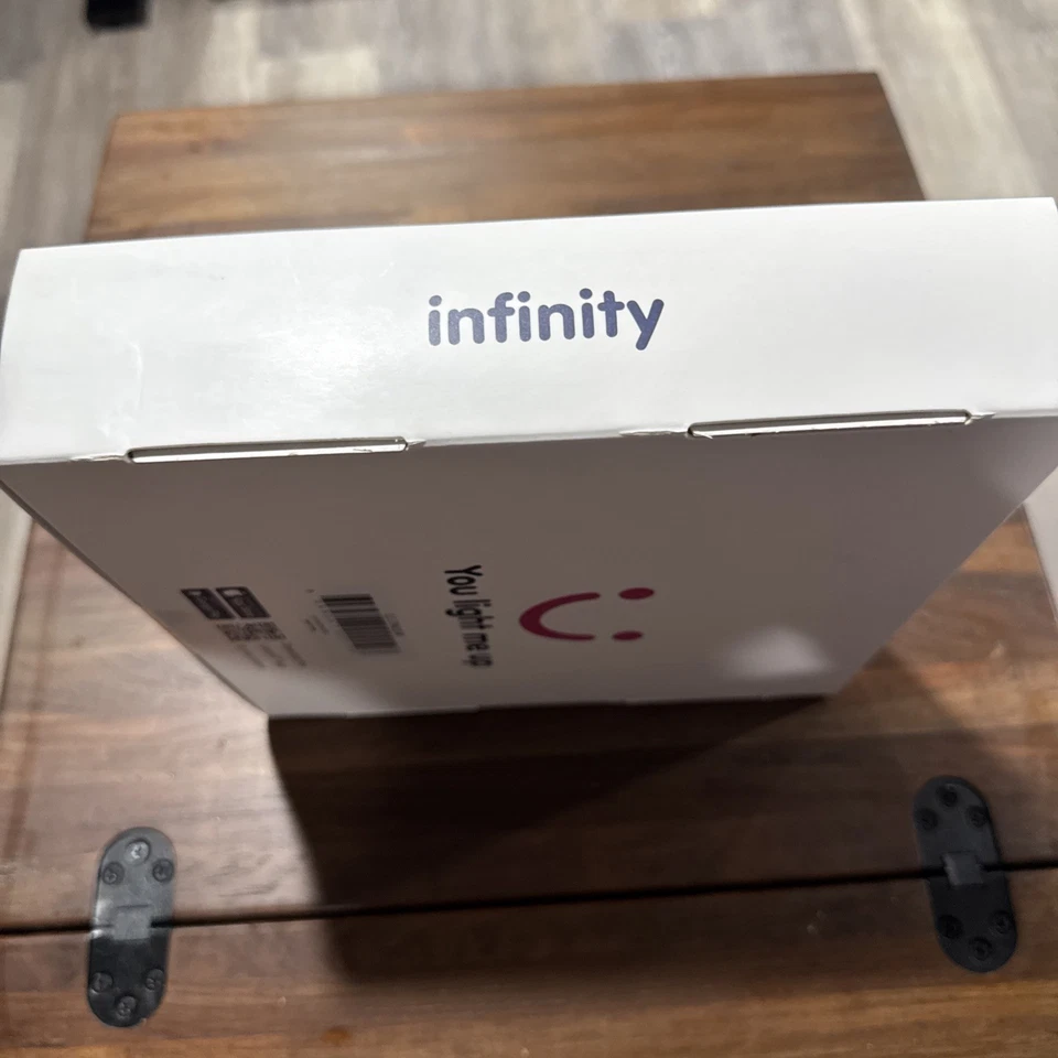 Lámpara de amistad LuvLink Infinity Voice v2 blanca única - USB color y voz Foto 4 de 4