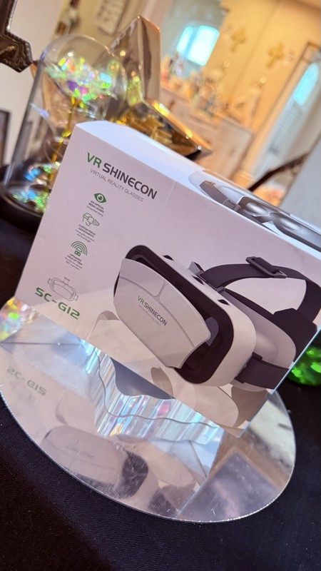VR Shinecon SC-G12 Smartphone VR Headset, 4.7-6.2" Max, White/Black