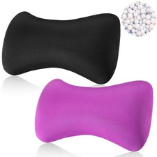 2 Pack Microbead Neck Pillow 15 x 8 x 2'' Bone Headrest Sleeping Microbead Pi...