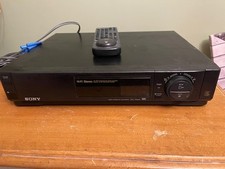 SONY SLV-700HF VHS VCR Recorder 4 Head Hi-Fi Player Pro w/Remote Tested