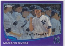 2013 Mariano Rivera Topps Chrome PURPLE REFRACTOR Parallel #118 - NY Yankees