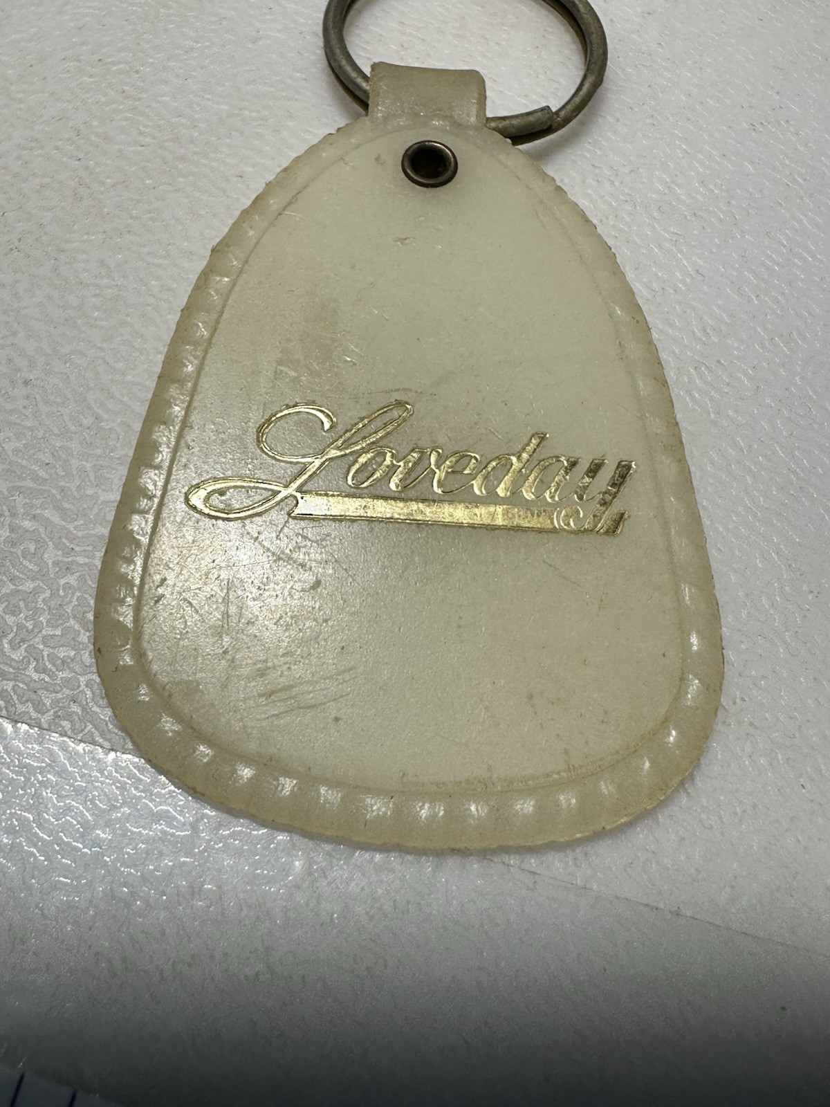 Woodsfield Ohio Loveday Car Dealership Auto Dealer Motor Sales OH Keychain