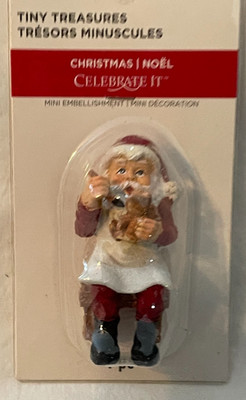Celebrate It - Tiny Treasures - Santa Claus Painting Toy - New in Package