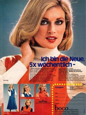 3w27349/ Reklame aus 1977   Boco Berufskleidungs-Service