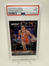 2024 Panini Prizm WNBA #35 Veronica Burton Black Finite Prizm 1/1 