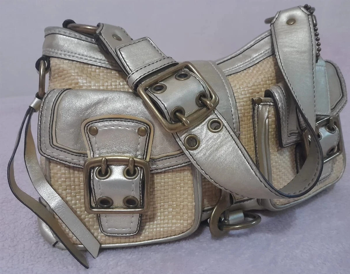 Coach Legacy Shoulder Bag Women's Straw Exterior Bags & Handbags