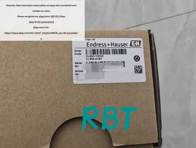 E+H CLS50-A1B2 Conductivity Sensor brand new