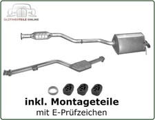 Auspuff Set mit Kat Mercedes W203 S203 C180 C200 CGI C230 Katalysator + Endtopf