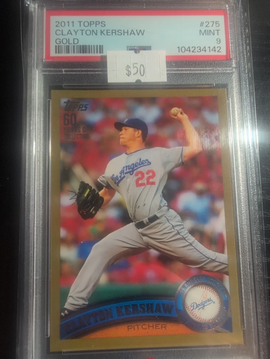 Clayton Kershaw Original Baseball Serial Numbered Sports Trading
