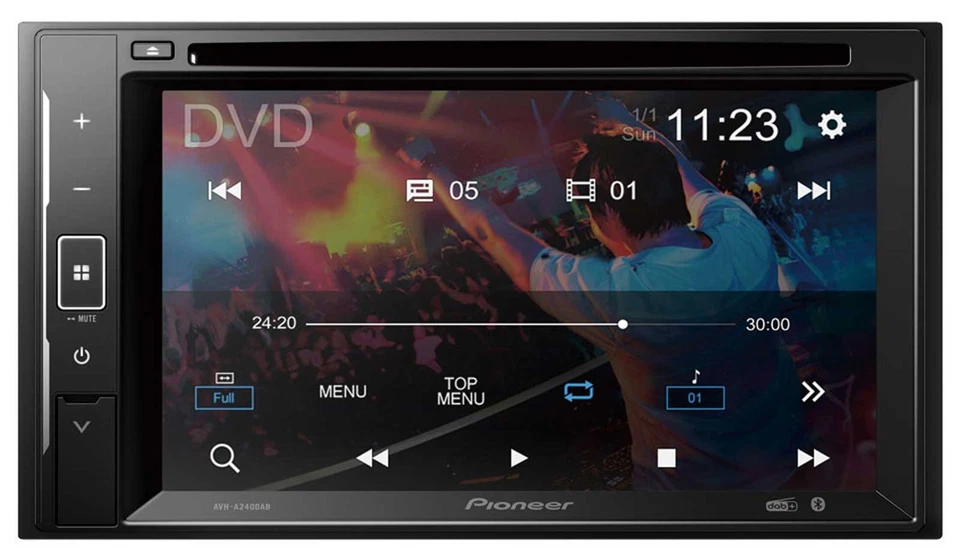 Pioneer Bluetooth MP3 USB 2DIN DAB DVD Autoradio für Mazda MX 5 NC 2005-2008 - Bild 4 von 4