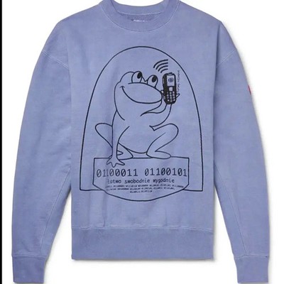 CAV EMPT Embroidered Frog Sweatshirt Mens Size 100-105