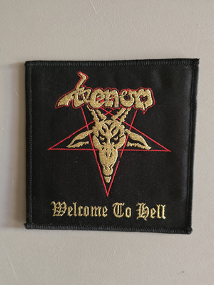 Venom  Welcome To Hell Woven Patch 