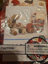 Lowe's Christmas Santa Sleigh Ride Kids Workshop DIY kit w/ patch December 2025