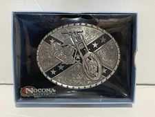 Nocona Belt Co. Men’s Belt Buckle Theme Motorcycle