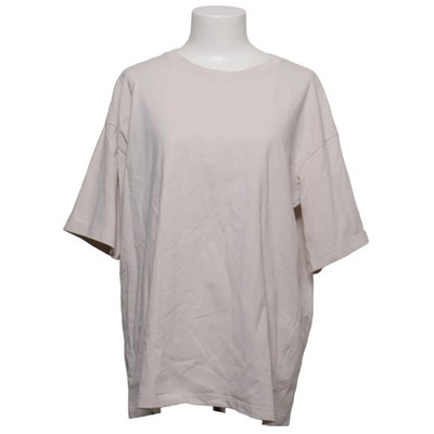 H&M Basic, T-shirt, Größe: M, Beige, Baumwolle, Einfarbig, Damen #uK1