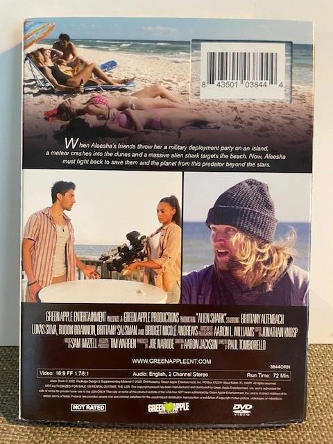 ALIEN SHARK (DVD) - OOP - SHARKSPLOITATION HORROR - RARITY - WITH SLIPCOVER - Image 2 of 2