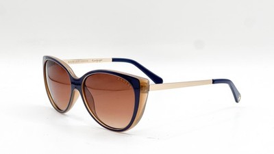 NEW RADLEY LONDON RDS-GENNA 106 NAVY BROWN ROSE GOLD AUTHENTIC SUNGLASSES 55-14