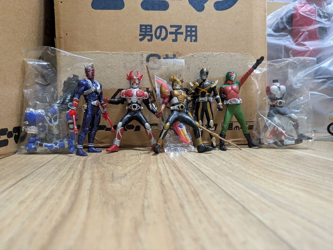 Set Of 6 Figures Sold In Bulk About 5Mm Smaller Than Kamen Rider Hdm Sougetsu