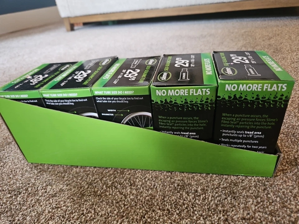 29" Slime Inner Tube Schrader Extra Strong Self-Sealing TUBE 5 Pack BUNDLE - Image 4 of 4