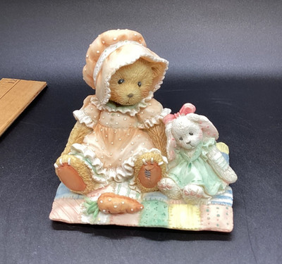 Vtg 1993 Cherished Teddies Faith There's No Bunny Like You #916412 Pre-owned