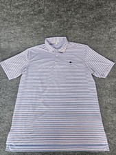 Peter Millar Summer Comfort Performance Stretch Collared Golf Polo Mens Large