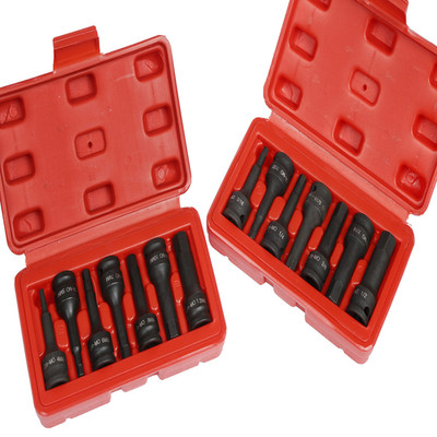 Vector Tools 3/8 Dr Hex Allen Driver Impact Socket Set Set