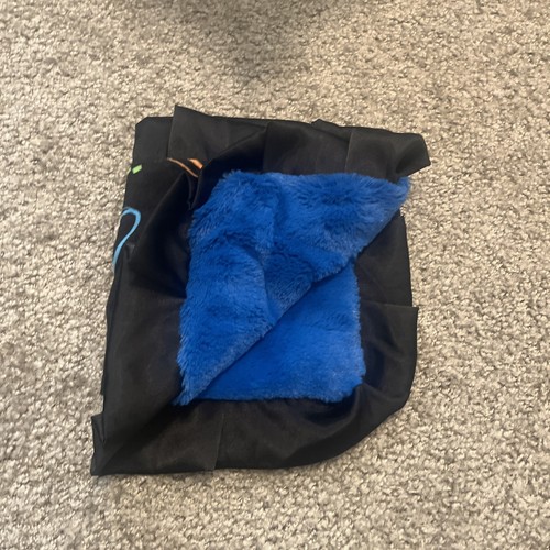 Minky Couture Baby Security Blanket Black Satin Trim Gamer Controllers Plush - Picture 6 of 6