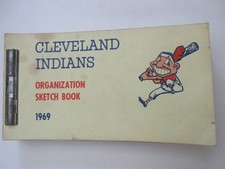rare 1969 Cleveland Indians Organization Sketch Book prepared by William Weiss